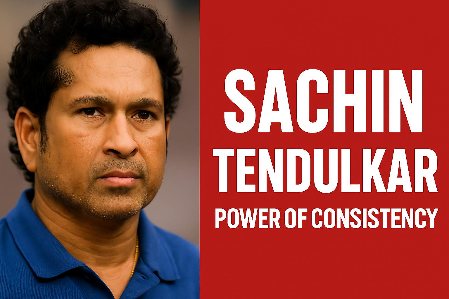 Sachin Tendulkar: The Power of Consistency – How Discipline Built a Legend